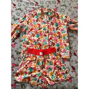 Taylor Swift Red TV Holiday Pajama Set Squirrel Print Rare